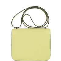 Hermes Constance 18 Jaune Bourgeon Chevre Palladium Hardware Hermes Constance 18 Jaune Bourgeon Chevre Palladium Hardware