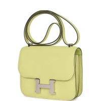 Hermes Constance 18 Jaune Bourgeon Chevre Palladium Hardware Hermes Constance 18 Jaune Bourgeon Chevre Palladium Hardware