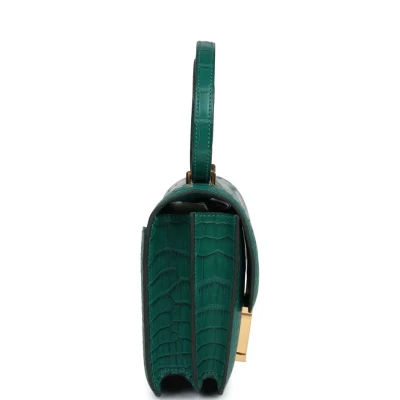 Hermes Constance 18 Malachite Matte Alligator Gold Hardware Hermes Constance 18 Malachite Matte Alligator Gold Hardware