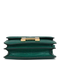 Hermes Constance 18 Malachite Matte Alligator Gold Hardware Hermes Constance 18 Malachite Matte Alligator Gold Hardware
