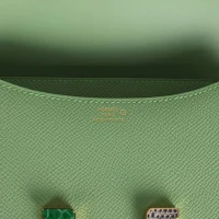 Hermes Constance 18 Vert Criquet Epsom Marquette Hardware