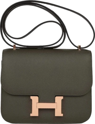 Hermes Constance 18 Vert de Gris Epsom Rose Gold Hardware Hermes Constance 18 Vert de Gris Epsom Rose Gold Hardware