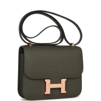Hermes Constance 18 Vert de Gris Epsom Rose Gold Hardware Hermes Constance 18 Vert de Gris Epsom Rose Gold Hardware
