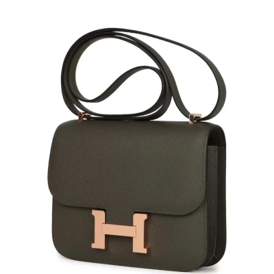 Hermes Constance 18 Vert de Gris Epsom Rose Gold Hardware Hermes Constance 18 Vert de Gris Epsom Rose Gold Hardware