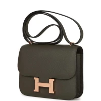 Hermes Constance 18 Vert de Gris Epsom Rose Gold Hardware Hermes Constance 18 Vert de Gris Epsom Rose Gold Hardware