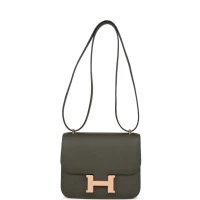 Hermes Constance 18 Vert de Gris Epsom Rose Gold Hardware Hermes Constance 18 Vert de Gris Epsom Rose Gold Hardware