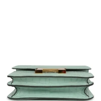 Hermes Constance 18 Vert D’Eau Matte Alligator Gold Hardware