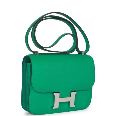 Hermes Constance 18 Vert Jade Epsom Palladium Hardware Hermes Constance 18 Vert Jade Epsom Palladium Hardware