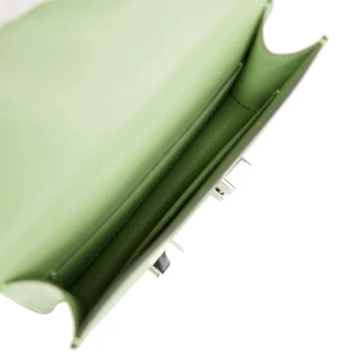 Hermes Constance Slim Wallet Vert Criquet Epsom Palladium Hardware Hermes Constance Slim Wallet Vert Criquet Epsom Palladium Hardware