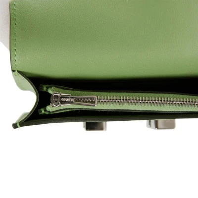 Hermes Constance Slim Wallet Vert Criquet Epsom Palladium Hardware Hermes Constance Slim Wallet Vert Criquet Epsom Palladium Hardware