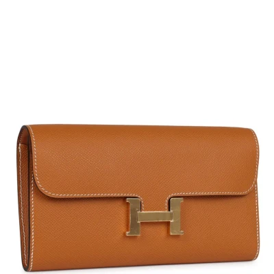 Hermes Constance To Go Wallet Toffee Epsom Gold Hardware Hermes Constance To Go Wallet Toffee Epsom Gold Hardware