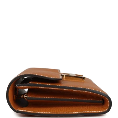 Hermes Constance To Go Wallet Toffee Epsom Gold Hardware Hermes Constance To Go Wallet Toffee Epsom Gold Hardware