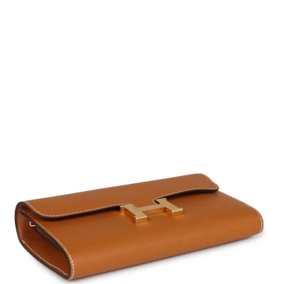 Hermes Constance To Go Wallet Toffee Epsom Gold Hardware Hermes Constance To Go Wallet Toffee Epsom Gold Hardware