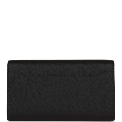 Hermes Constance Wallet To Go Black Epsom Gold Hardware