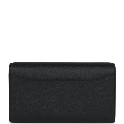 Hermes Constance Wallet To Go Black Epsom Rose Gold Hardware Hermes Constance Wallet To Go Black Epsom Rose Gold Hardware