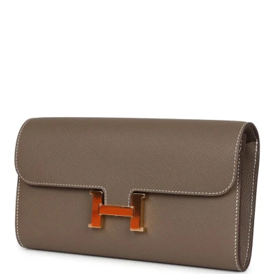 Hermes Constance Wallet To Go Etoupe Epsom Gold Hardware Hermes Constance Wallet To Go Etoupe Epsom Gold Hardware