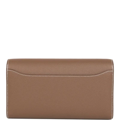 Hermes Constance Wallet To Go Etoupe Epsom Palladium Hardware