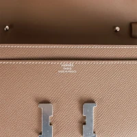 Hermes Constance Wallet To Go Etoupe Epsom Palladium Hardware
