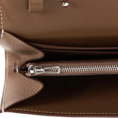 Hermes Constance Wallet To Go Etoupe Epsom Palladium Hardware