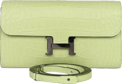 Hermes Constance Wallet To Go Jaune Bourgeon Matte Alligator Palladium Hardware Hermes Constance Wallet To Go Jaune Bourgeon Matte Alligator Palladium Hardware