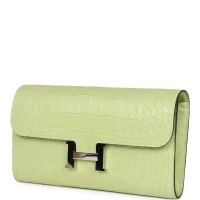 Hermes Constance Wallet To Go Jaune Bourgeon Matte Alligator Palladium Hardware Hermes Constance Wallet To Go Jaune Bourgeon Matte Alligator Palladium Hardware
