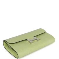 Hermes Constance Wallet To Go Jaune Bourgeon Matte Alligator Palladium Hardware Hermes Constance Wallet To Go Jaune Bourgeon Matte Alligator Palladium Hardware