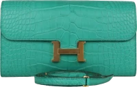 Hermes Constance Wallet To Go Vert Jade Matte Alligator Gold Hardware Hermes Constance Wallet To Go Vert Jade Matte Alligator Gold Hardware
