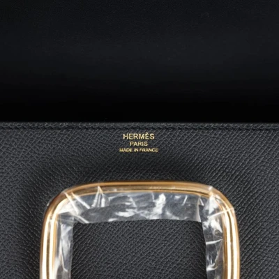 Hermes Della Cavalleria Elan Black Epsom Gold Hardware Hermes Della Cavalleria Elan Black Epsom Gold Hardware