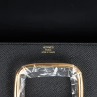 Hermes Della Cavalleria Elan Black Epsom Gold Hardware Hermes Della Cavalleria Elan Black Epsom Gold Hardware