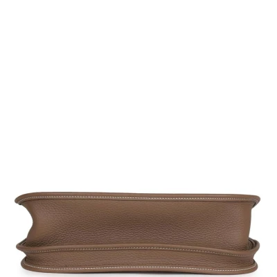 Hermes Evelyne III GM Etoupe Clemence Palladium Hardware Hermes Evelyne III GM Etoupe Clemence Palladium Hardware