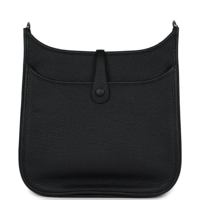 Hermes Evelyne III PM Black Clemence Palladium Hardware Hermes Evelyne III PM Black Clemence Palladium Hardware
