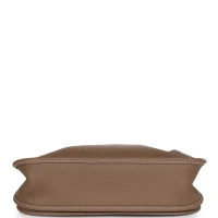 Hermes Evelyne III PM Etoupe Clemence Palladium Hardware