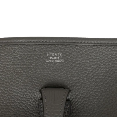 Hermes Evelyne III PM Gris Meyer Clemence Palladium Hardware Hermes Evelyne III PM Gris Meyer Clemence Palladium Hardware