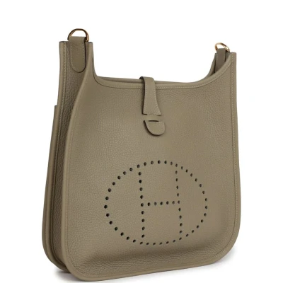 Hermes Evelyne III PM Sage Clemence Gold Hardware Hermes Evelyne III PM Sage Clemence Gold Hardware