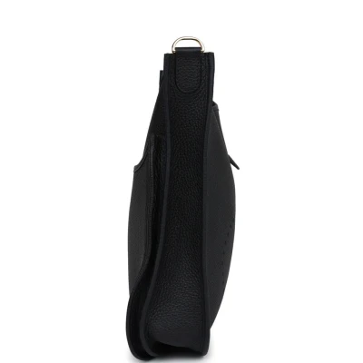 Hermes Evelyne PM Black Clemence Gold Hardware Hermes Evelyne PM Black Clemence Gold Hardware