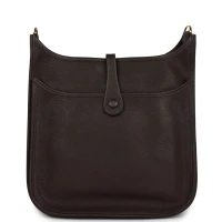 Hermes Evelyne PM Ebene Barenia Faubourg Gold Hardware