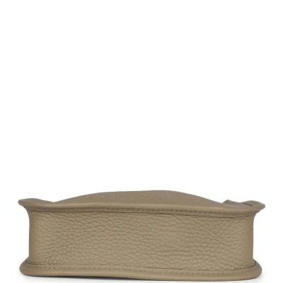 Hermes Evelyne TPM Beige Marfa Clemence Palladium Hardware