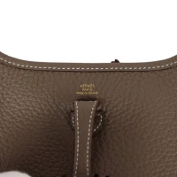 Hermes Evelyne TPM Etoupe Clemence Gold Hardware
