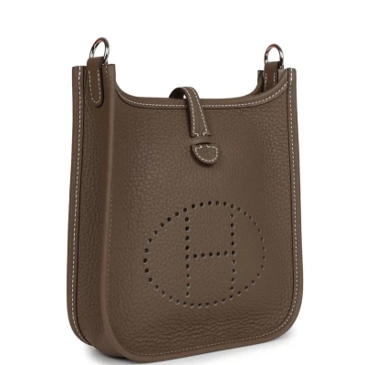 Hermes Evelyne TPM Etoupe Clemence Palladium Hardware Hermes Evelyne TPM Etoupe Clemence Palladium Hardware
