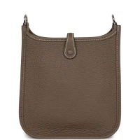 Hermes Evelyne TPM Etoupe Clemence Palladium Hardware Hermes Evelyne TPM Etoupe Clemence Palladium Hardware