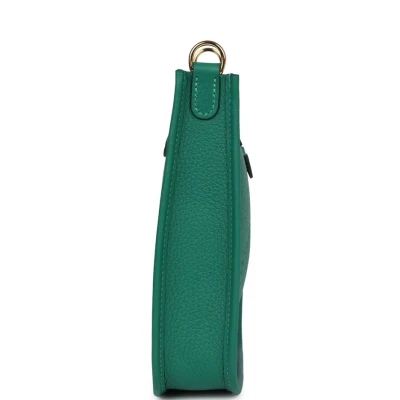 Hermes Evelyne TPM Vert Vertigo Clemence Gold Hardware Hermes Evelyne TPM Vert Vertigo Clemence Gold Hardware