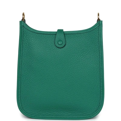 Hermes Evelyne TPM Vert Vertigo Clemence Gold Hardware Hermes Evelyne TPM Vert Vertigo Clemence Gold Hardware