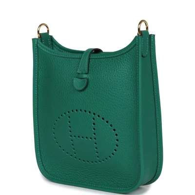 Hermes Evelyne TPM Vert Vertigo Clemence Gold Hardware Hermes Evelyne TPM Vert Vertigo Clemence Gold Hardware