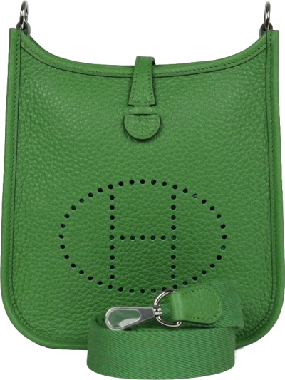 Hermes Evelyne TPM Vert Yucca Clemence Palladium Hardware Hermes Evelyne TPM Vert Yucca Clemence Palladium Hardware
