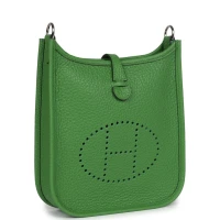 Hermes Evelyne TPM Vert Yucca Clemence Palladium Hardware Hermes Evelyne TPM Vert Yucca Clemence Palladium Hardware