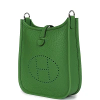 Hermes Evelyne TPM Vert Yucca Clemence Palladium Hardware Hermes Evelyne TPM Vert Yucca Clemence Palladium Hardware