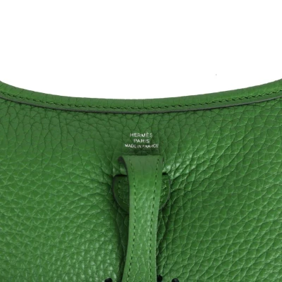 Hermes Evelyne TPM Vert Yucca Clemence Palladium Hardware Hermes Evelyne TPM Vert Yucca Clemence Palladium Hardware