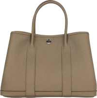 Hermes Garden Party 30 Beige Marfa Negonda Palladium Hardware Hermes Garden Party 30 Beige Marfa Negonda Palladium Hardware