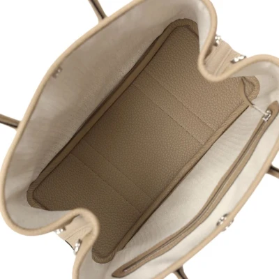 Hermes Garden Party 30 Beige Marfa Negonda Palladium Hardware Hermes Garden Party 30 Beige Marfa Negonda Palladium Hardware