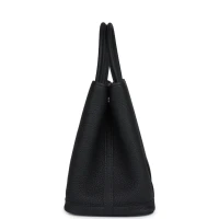 Hermes Garden Party 30 Black Negonda Palladium Hardware Hermes Garden Party 30 Black Negonda Palladium Hardware